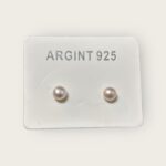 Cercei din argint cu perla mica