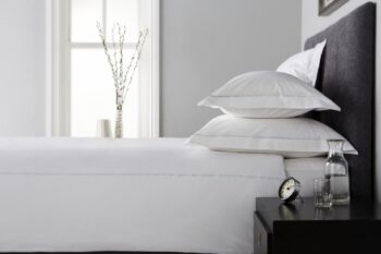 Lenjerie pat Single Row - Duck EGG 800TC