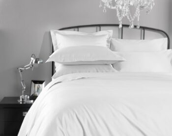 Lenjerie pat Hotel living - 1000TC Alb