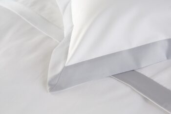 Fete de perna densitate 800TC - Wide Border Ice Grey