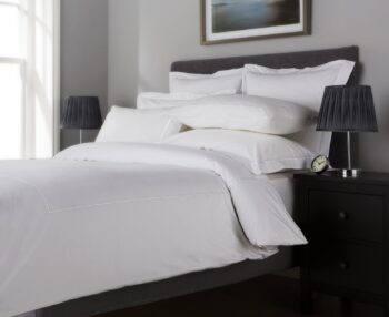 Lenjerie pat Single Row - White 800TC