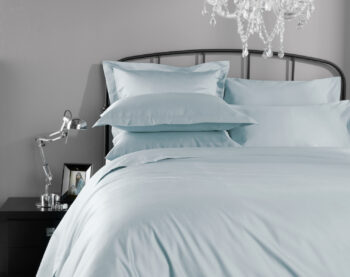 Lenjerie pat Hotel living -Duck Egg Densitate 1000TC