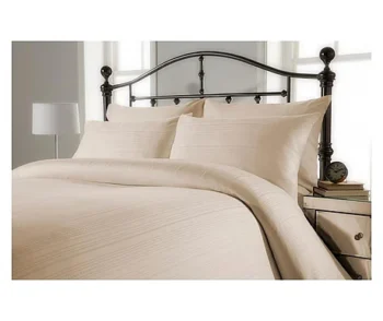 Lenjerie pat Contemporany Stripe 300TC Ivory