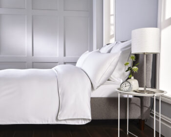 Lenjerie pat Piped Heritage White 400TC