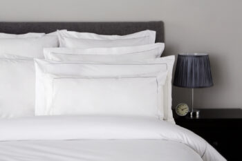 Lenjerie pat Single Row - Ice grey 800TC