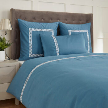 Lenjerie de pat Heritage Collection Celtic Knot Midnight Teal 400TC