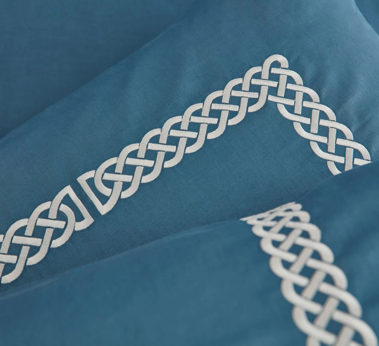 lenjerie-de-pat-heritage-collection-celtic-knot-midnight-teal-400tc-651669